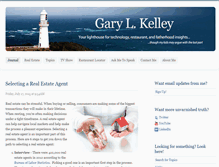 Tablet Screenshot of garylkelley.com